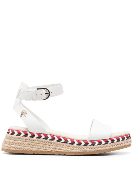 Espadrile Tommy Hilfiger din piele cu bretele