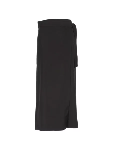 Cu centură fustă midi Barena plic negru