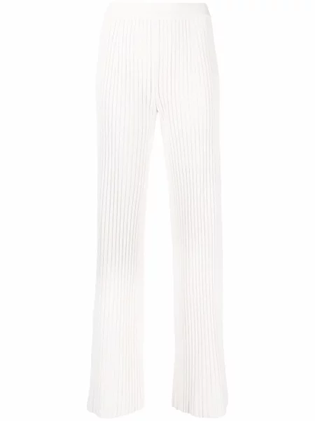 Pantaloni Mrz tricotate alb