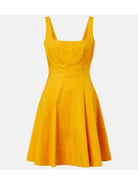 Rochie Staud din poplin galben