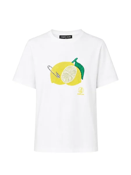 Tricou Iceberg cu imagine alb