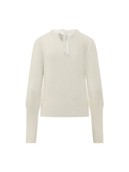 Sweter Lanvin wełniany biały