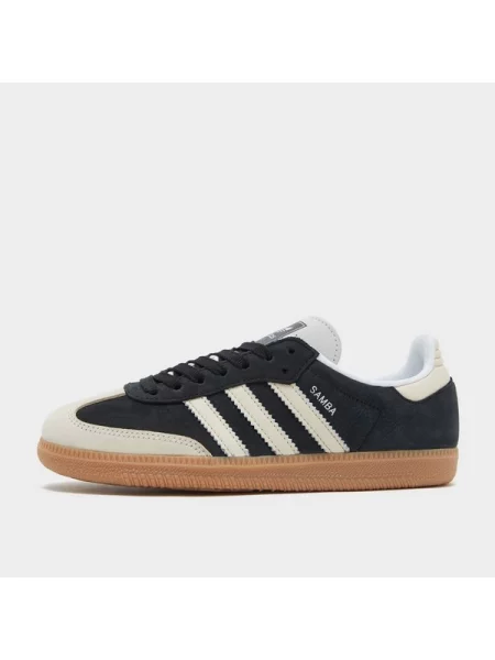 Sneakersy Adidas Samba klasyczne zamszowe sznurowane czarne