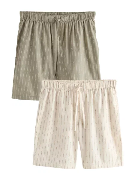 Next Spodnji del pižame / ecru / kaki bež