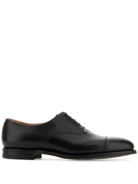 Cipele Crockett & Jones s vezicama s čipkom crna