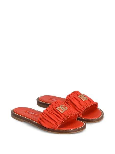 Kapcie dziecięce Dolce And Gabbana pomarańczowe