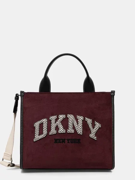 DKNY geantă crossbody pentru femei cu imitație de piele întoarsă