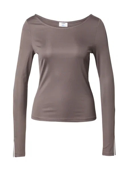 ABOUT YOU x Emili Sindlev Tricou Briley taupe gri