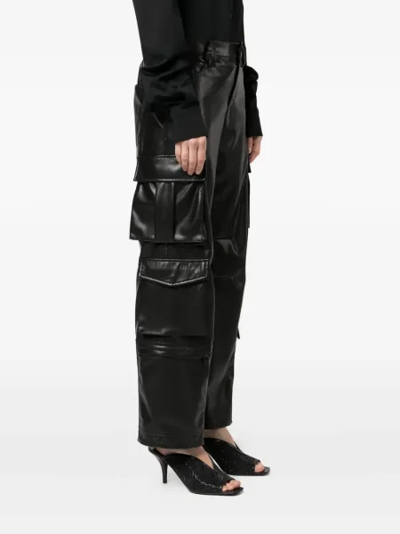 Pantaloni cargo Alice + Olivia negru