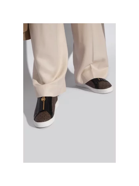 Sneakersy Michael Kors brązowe