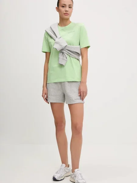 Шорти Peak Performance однотонні висока посадка сірий