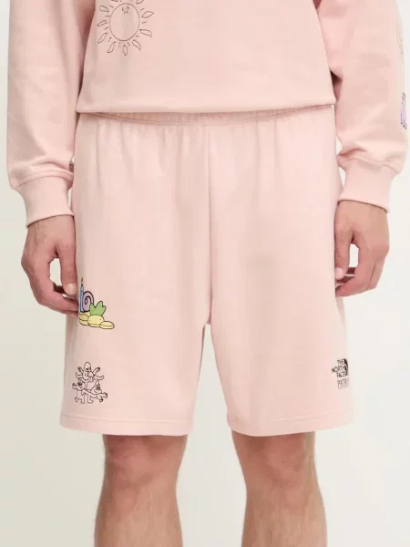 The North Face pantaloni scurți din Mountain Cleanup portocaliu