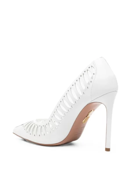 Pantofi cu toc Aquazzura alb