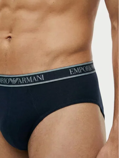 Emporio Armani Underwear Komplet spodnjih hlač slip﻿ Mornarsko modra