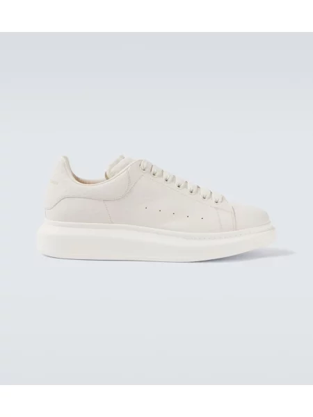 Sneakerși Mcqueen din piele alb