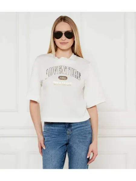 Pinko Tricou Adventure alb