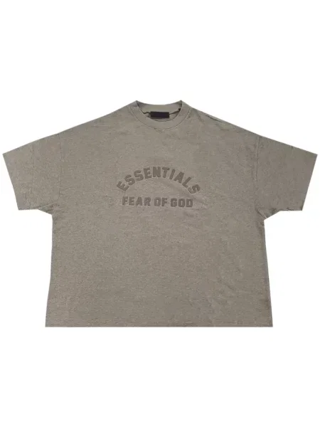 Tricou Fear Of God Essentials cu imagine gri