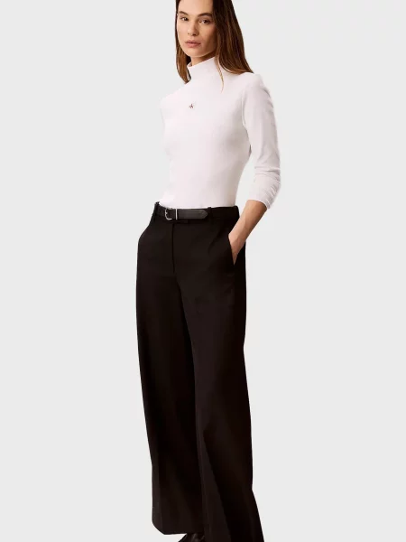Водолазка Calvin Klein Jeans для гольфа белая