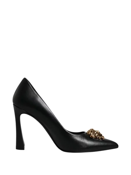 Pantofi cu toc Versace din piele negru