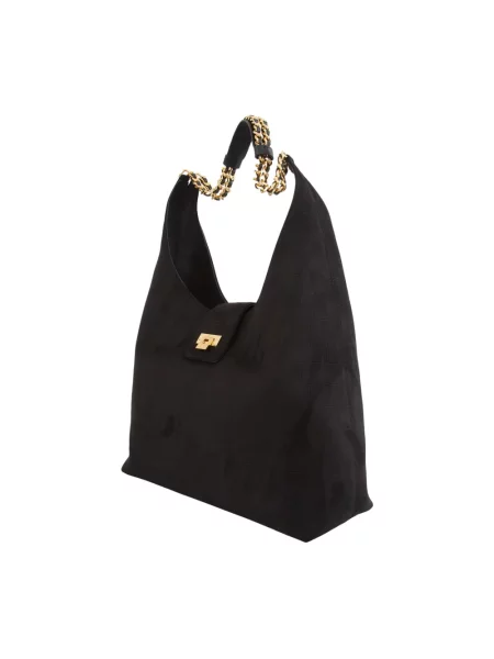 Torebka hobo Elisabetta Franchi czarna