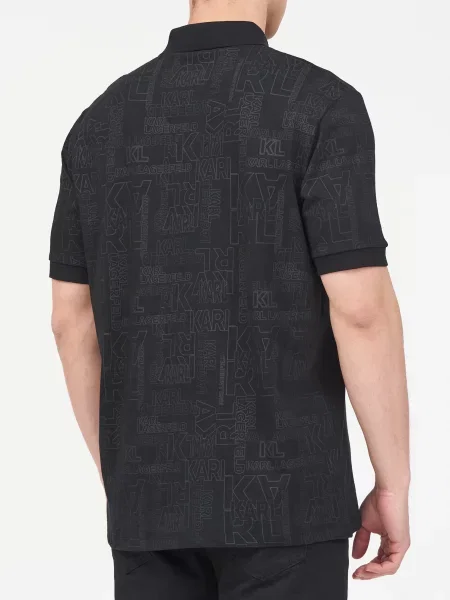 Поло Karl Lagerfeld черное