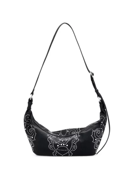 Πουά τσάντα shopper Desigual μαύρο