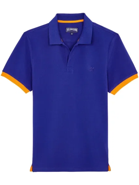 Polotričko Vilebrequin s výšivkou modré