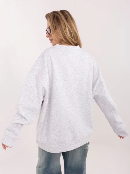 Меланжов суитчър Rue Paris сиво