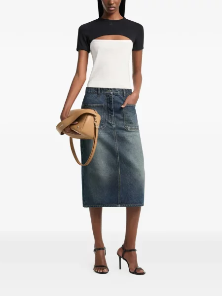 Tricou Courreges alb