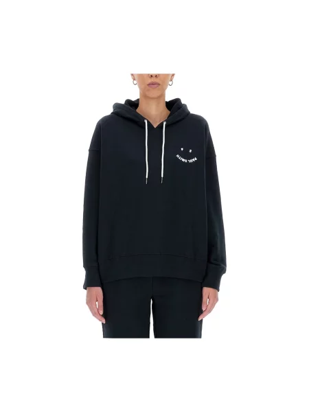Bluza z kapturem Ps By Paul Smith z kapturem czarna