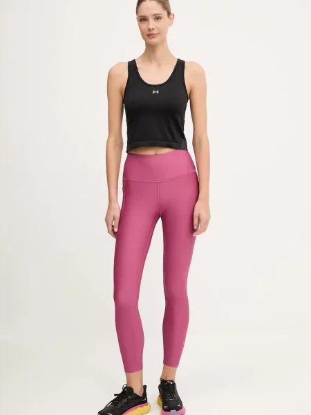 Dámske tréningové tielko Under Armour Vanish Seamless Tank black/steel/steel čierna