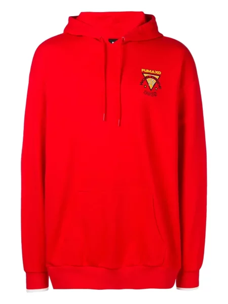 Mikina s kapucí Puma s potiskem červená