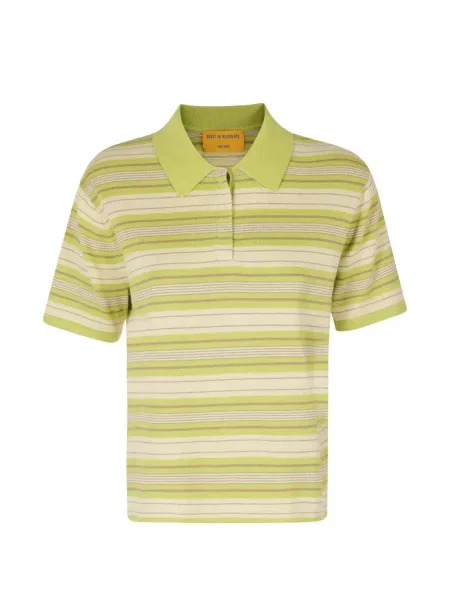 Scurt tricou polo Guest In Residence verde