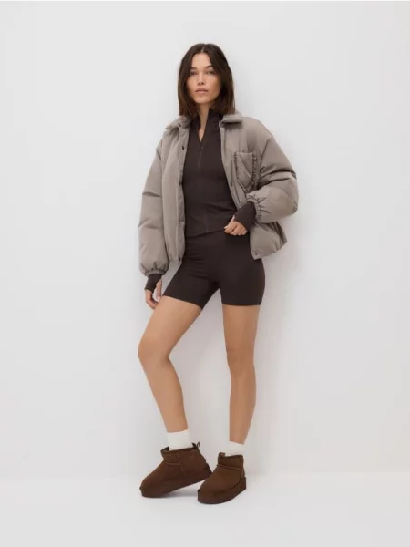 Reserved Pantaloni scurți de ciclism maro-închis maro