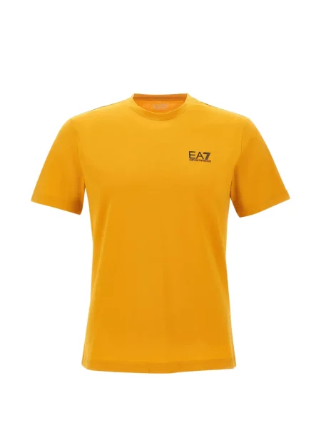 Tricou Ea7 Emporio Armani cu imagine galben
