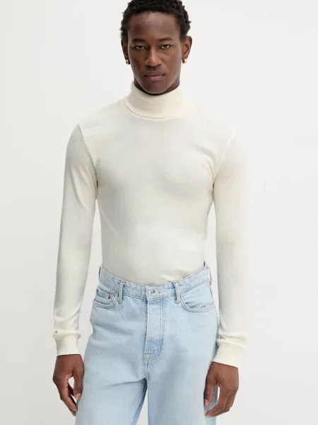 Majica z dolgimi rokavi Marc O'Polo bež