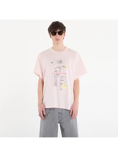 Футболка Mm6 розовая