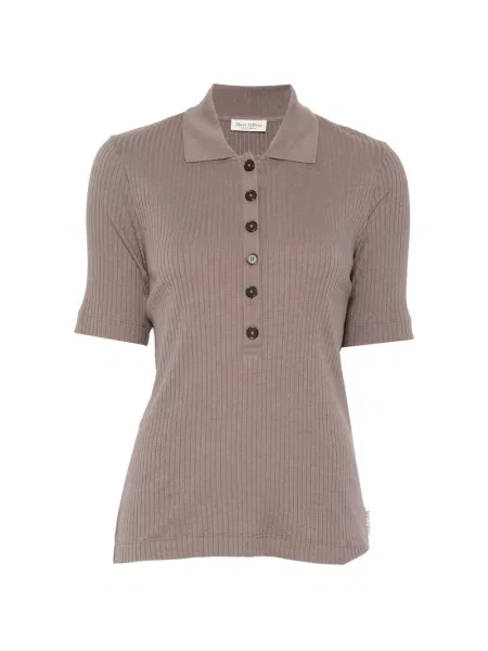 Tricou polo Marc O'polo tricotate maro