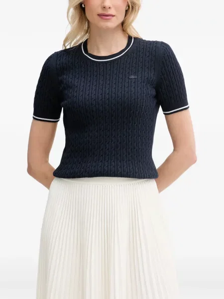 Scurt pulover Lacoste albastru