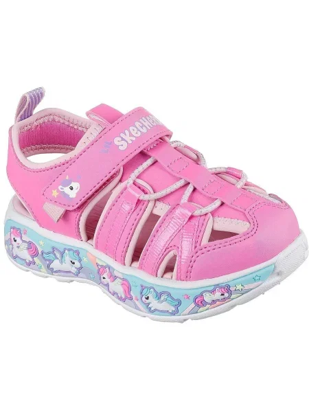 Sandały dla dzieci Skechers Play Scene Splash Cute Crew różowe