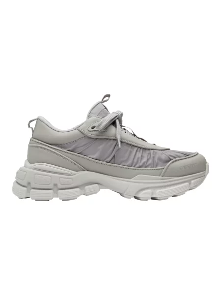 Sneakersy Axel Arigato skórzane z falbankami szare