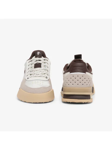 Lacoste Sneakersy Slam Break Ecru biały