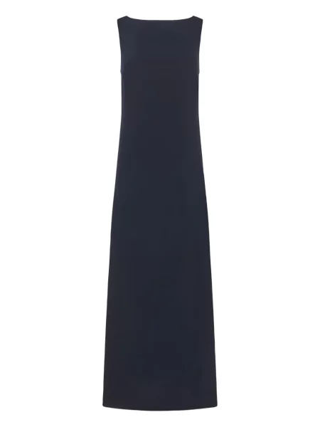 Maksi sukienka maxi Parosh bez rękawów garniturowa czarna