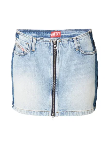 DIESEL Fustă bleumarin / deschis albastru