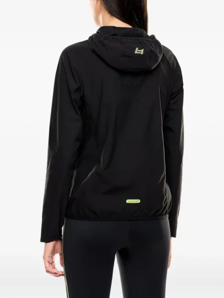 Geacă Ea7 Emporio Armani cu glugă negru