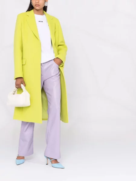 Raštuotas ilgas marškinėliai Msgm balta