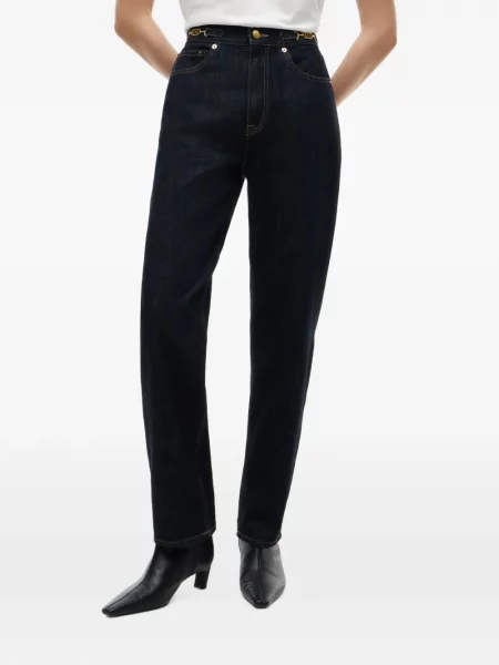 Sužene traperice sužene Tommy Hilfiger s autogramom plava