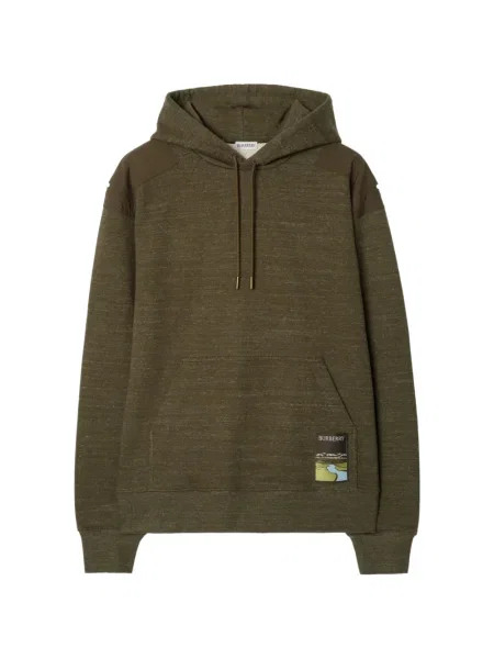 Hanorac cu glugă Burberry verde