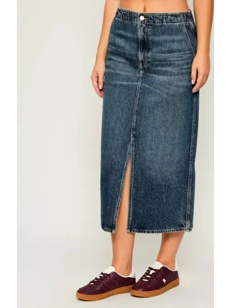 Calvin Klein Jeans De blugi fustă | high rise albastru