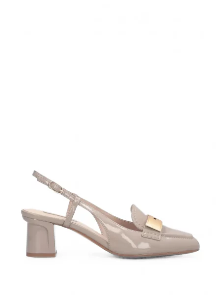 Pantofi cu toc Liu Jo din piele slingback